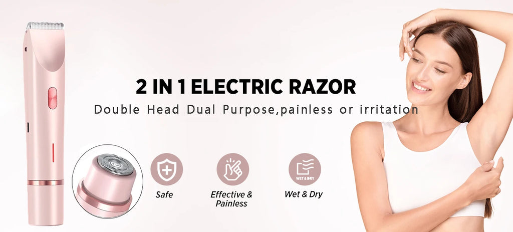 Dual Head Shaver - BEAUTY SMOOTH
